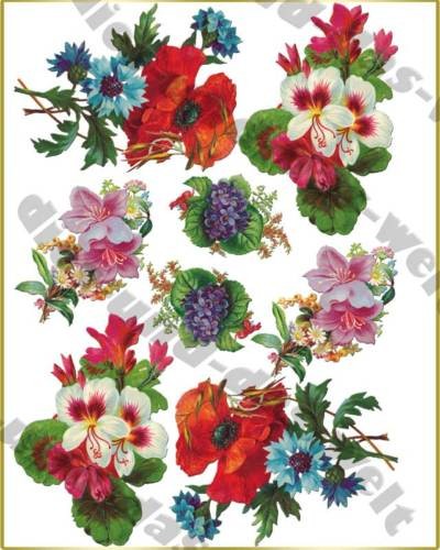 Vintage floral mix - floral,