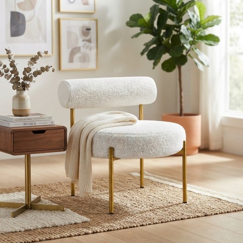 Cozy modern barrel chair - modern,