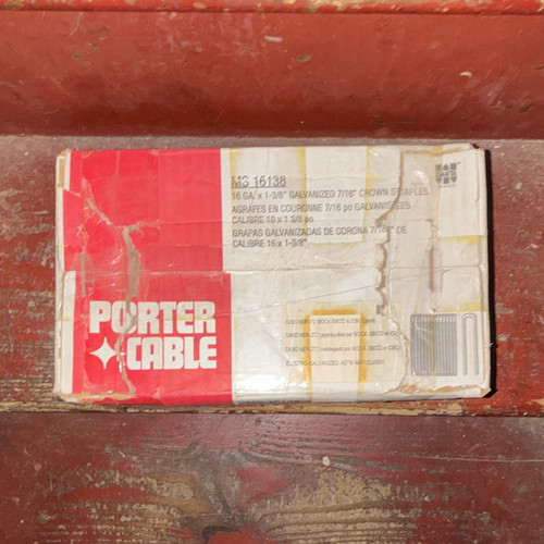 Porter cable 3 8in - 16, ga