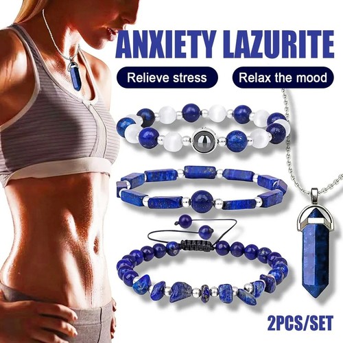 2pcs lapis lazuli bracelet - 2pcs,