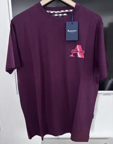 Aquascutum men purple - purple, crew