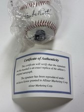 Babe Ruth New York Yankees Replica Signed Baseball AllStar Marketing Corp Coa