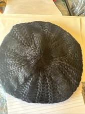 Women's Black Acrylic Blend