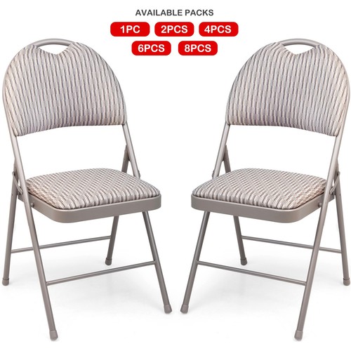 Metal folding chair high - metal,