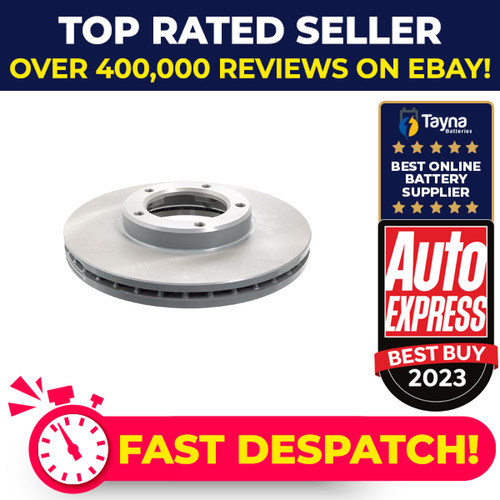 Brake discs pair - discs, vented