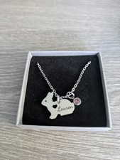 Rabbit Necklace "Lauren" New In Box