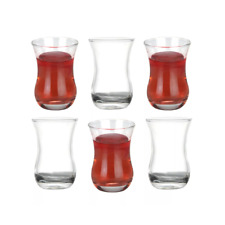 6x LAV Ajda Turkish Tea Glass