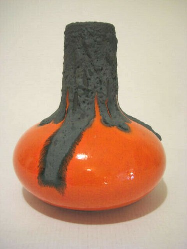 1960s lava vase pottery - lava, roth