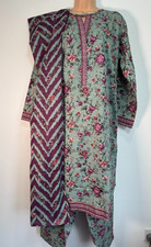 Salwar Kameez Pakistani Indian 3 Piece Stitched Designer Suit Sequined Green