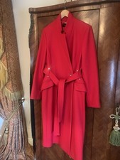 KAREN MILLEN RED NOTCH NECK