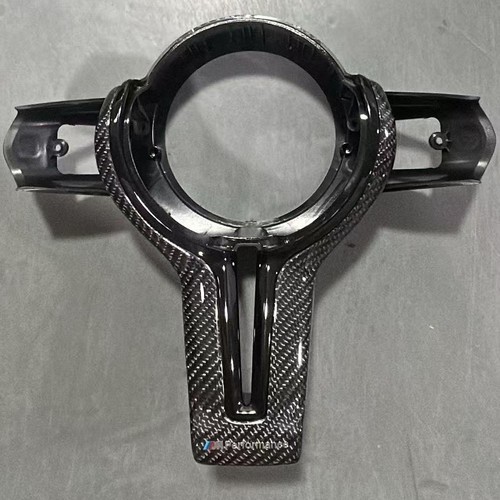 Carbon fibre steering wheel - carbon,