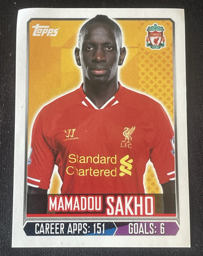 Topps premier league mamadou - topps,