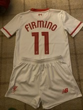 Liverpool Firmino Away Shirt And Shorts Size 6 / 7 Years