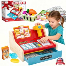 Wooden Cash Register for Kids