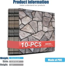 10PC 3D Stone Pattern
