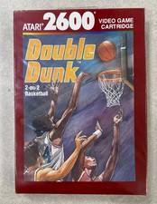 Atari 2600 7800 Double Dunk game cartridge boxed sealed - new old stock