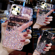 Glitter Case for iPhone 15 14 Pro Max 13 12 11 Plus 7 8 SE XR XS Phone Cover