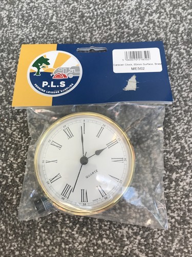 Caravan motorhome round clock - round,