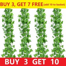 Artificial Trailing Ivy Vine Leaf 2M Hanging Garland Greenery Plant Fake Foliage