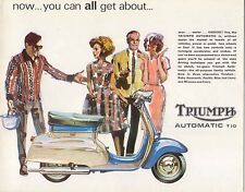 Triumph T10 Automatic Scooter original sales Brochure No. 51/66