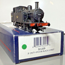 Bachmann 0-6-0 3F Jinty Tank47410 BR Unlined Black 32-225 Mint Light use if any