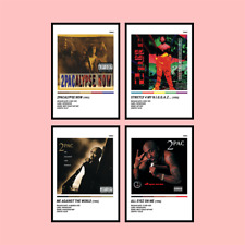 TUPAC RAPPER ARTIST ALBUM POSTER COLOUR PALETTE ART MUSIC GIFT