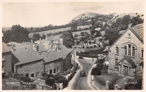 Postcard dyserth village - ,