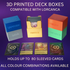 3D Printed Deck Boxes - Ideal for Trading Card Games - TCG