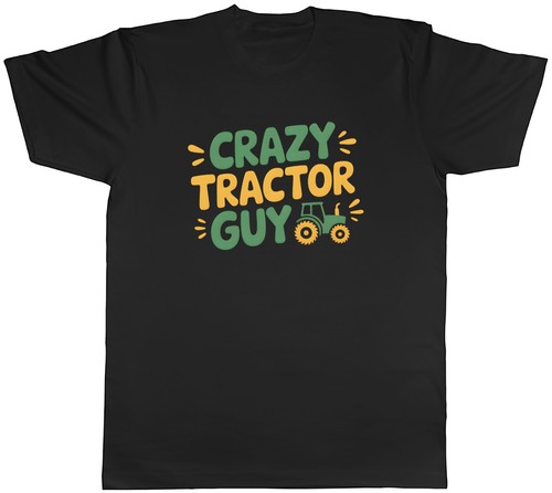Crazy tractor guy farming - guy,