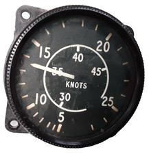 6A/4721 0-450 Knot Airspeed Indicator, Mk.9L, Vintage, British, Cockpit, Gauge