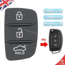 Flip Key Fob 3 Button Rubber