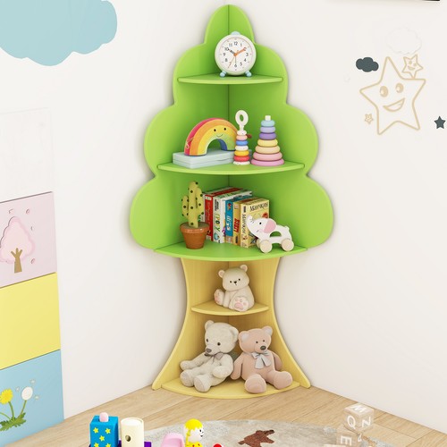 Tree green bookshelf kids - bookshelf,