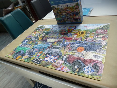 Jigsaw puzzle gibsons motoring - gibsons,