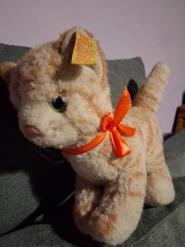 Steiif vintage ginger cat soft - cat,