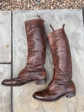 Messrs. H. E. Randall, Ltd WW1 Military Riding boots brown UK 9