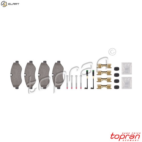 Brake pad set disc - pad, 111