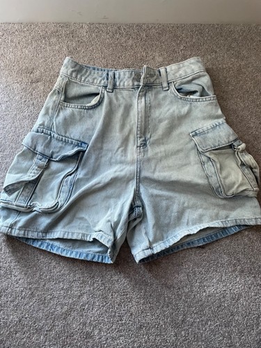 Blue denim cargo jean - blue,
