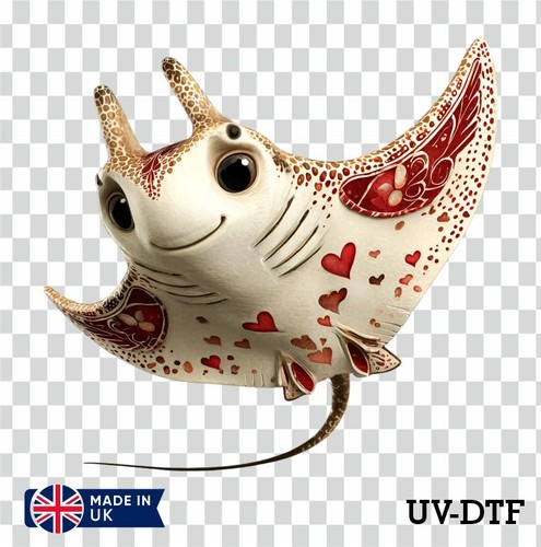 Stingray fish dtf sticker - stingray,