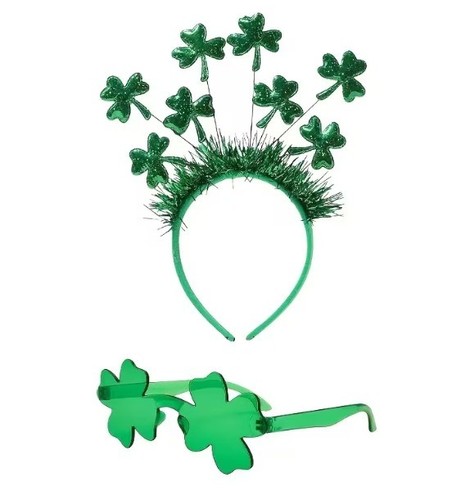 Irish 2pcs shamrock - irish,