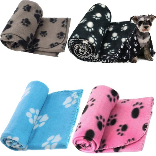 Small soft fleece paw - fleece, print