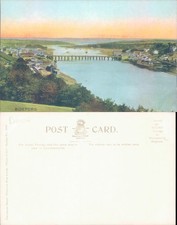 Bideford bridge and river view Davidson Bros Landscapes Cities Towns
