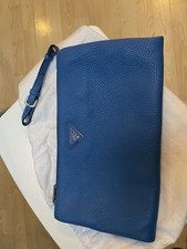 Prada leather clutch 
