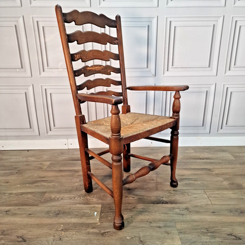Vintage ladder back armchair - vintage,