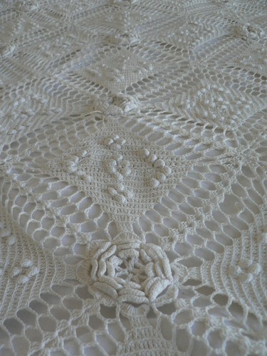 Vintage crochet lace - vintage,