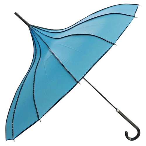 Turquoise pagoda brolly - turquoise,