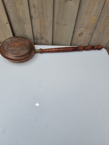 Vintage copper bed - bed, warmer