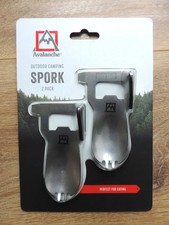 Camping Spoon/Fork Spork Avalanche Stainless Steel