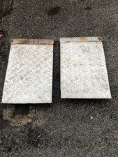 Aluminum car loading ramp