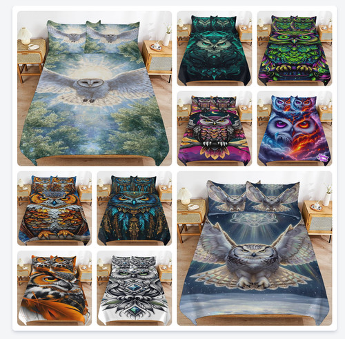Fantasy owl art duvet - 🦉fantasy,