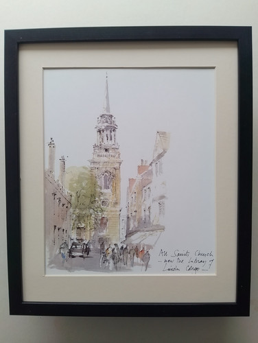 Hugh casson print library - hugh, 'library